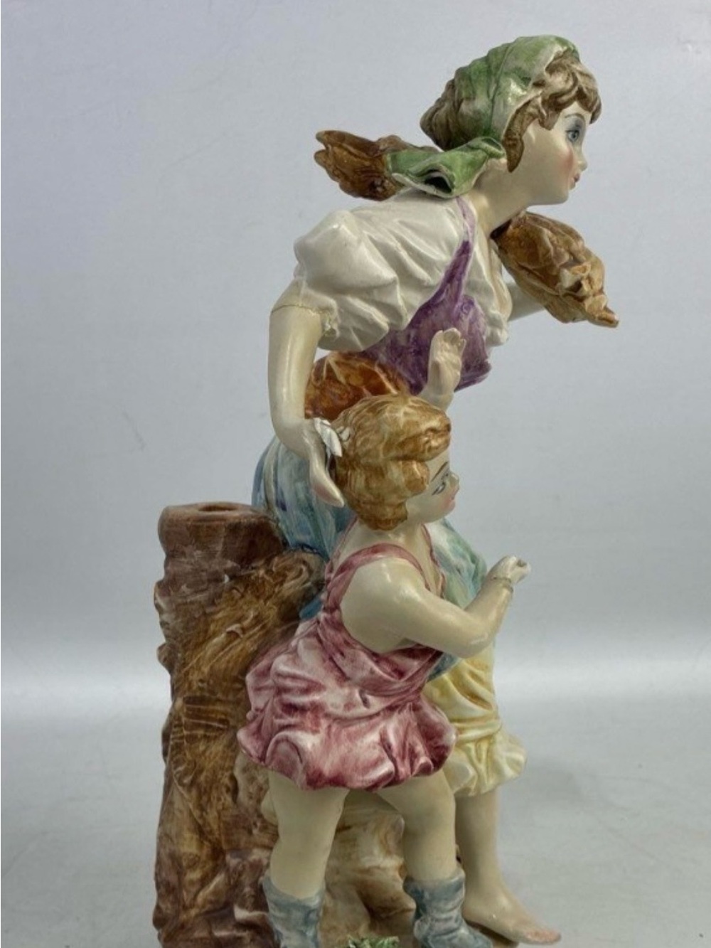 Vintage Italian Capodimonte Style Porcelain
Figurine Woman & Child Made in Italy - Picture 7 of 7